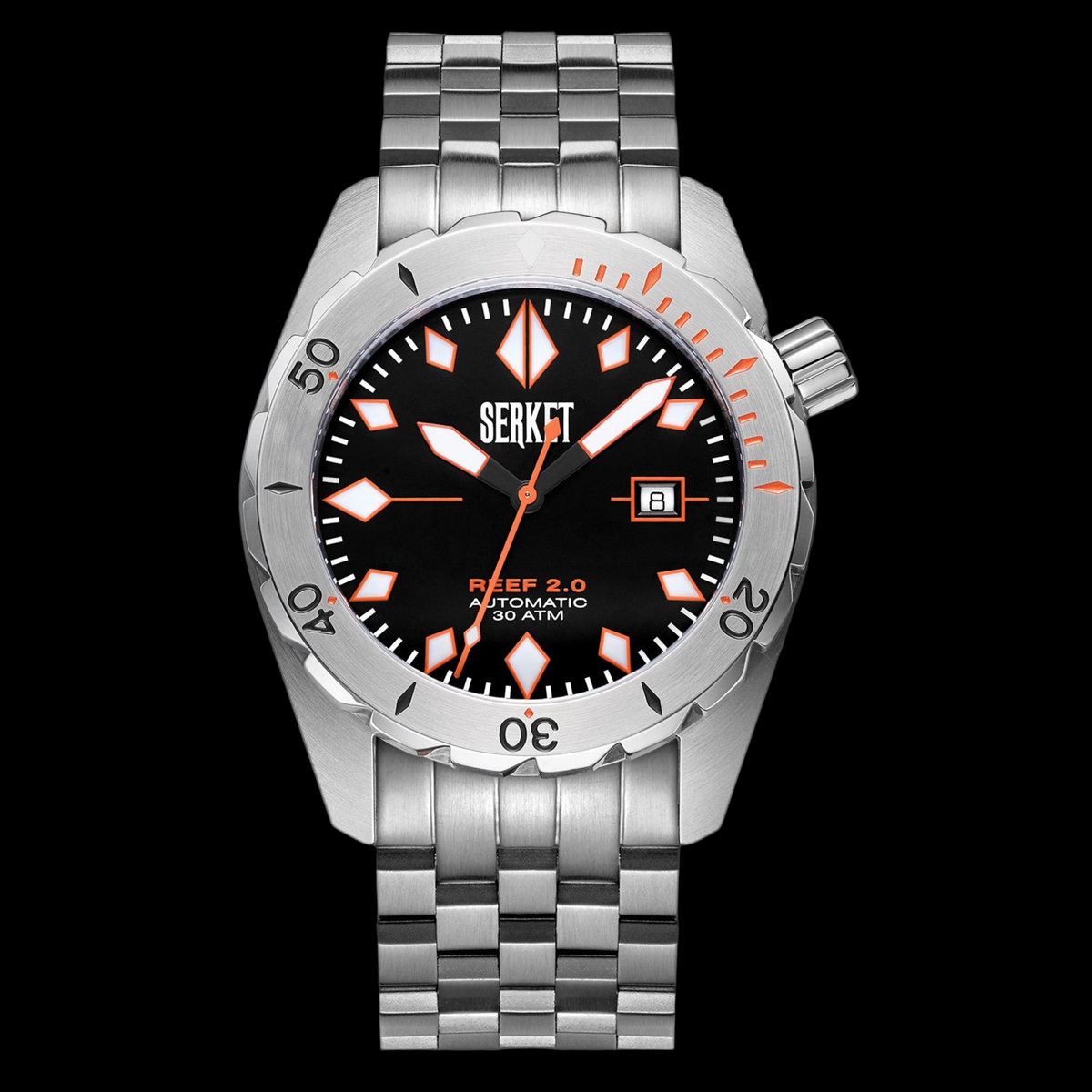 reef Shop Reef Diver 2.0 Swiss Automatic Stainless Steel Black