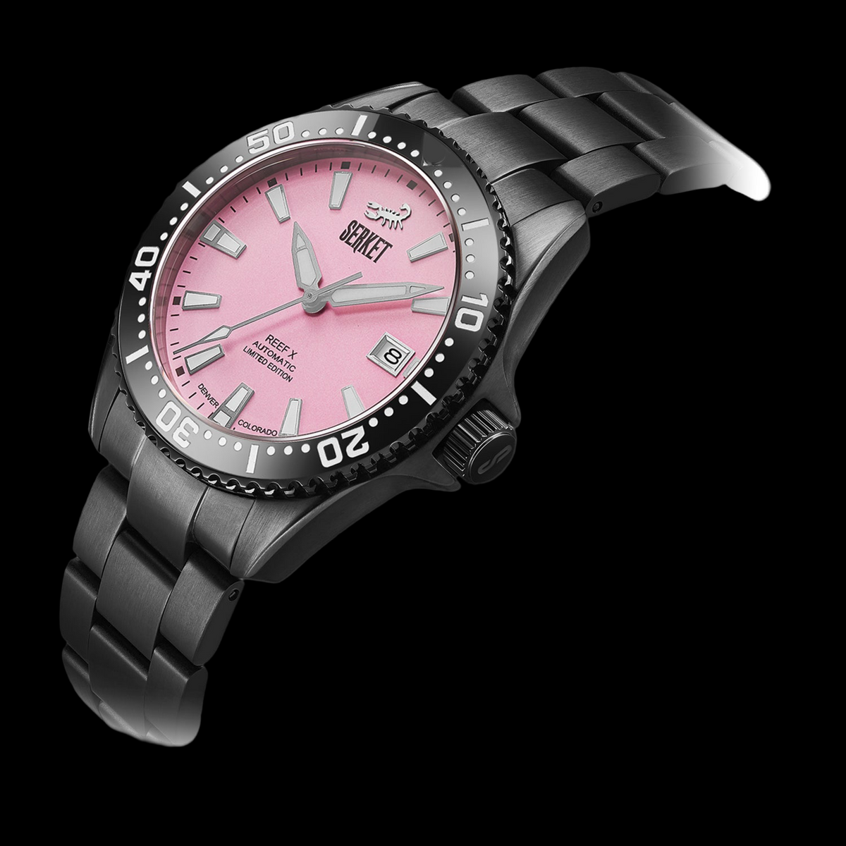 Get Reef X Diver Cotton Candy Black DLC Limited Edition 43mm | USA