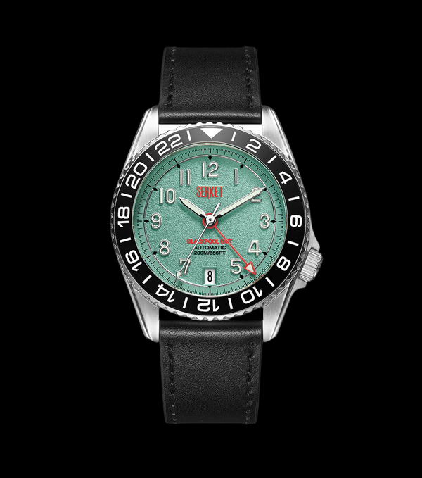 BLACKPOOL GMT AUTOMATIC-Tiffany Blue 39MM