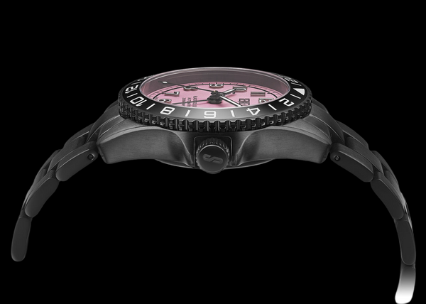 BLACKPOOL GMT AUTOMATIC-Cotton Candy Black DLC 40MM