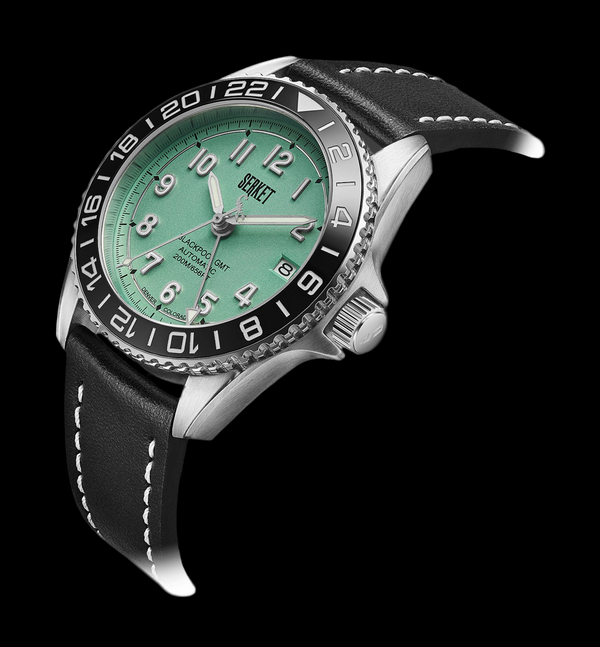 BLACKPOOL GMT AUTOMATIC-Mint Green Steel 40MM
