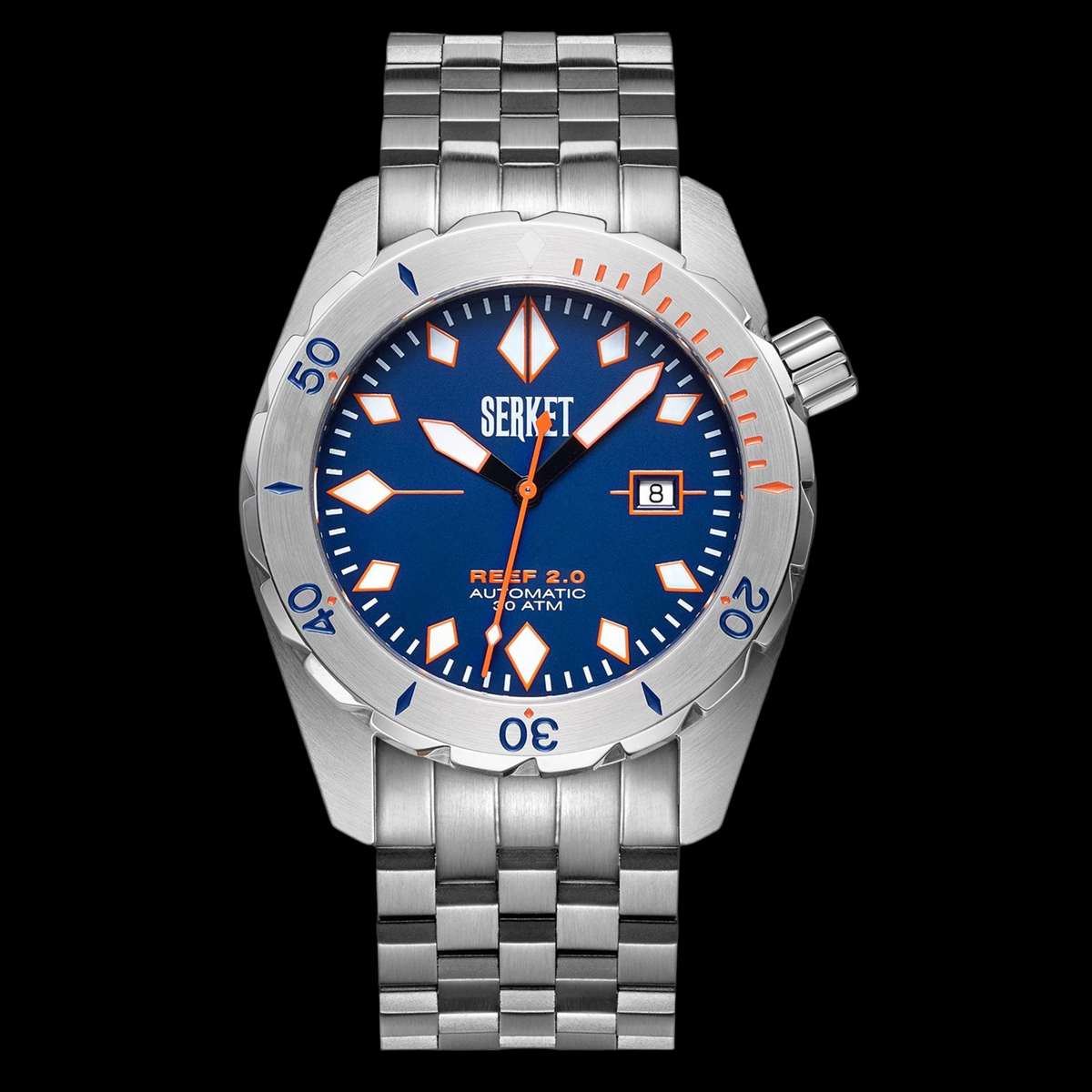 Get Reef Diver 2.0 Swiss Automatic Royal Blue | Serket Watch Company