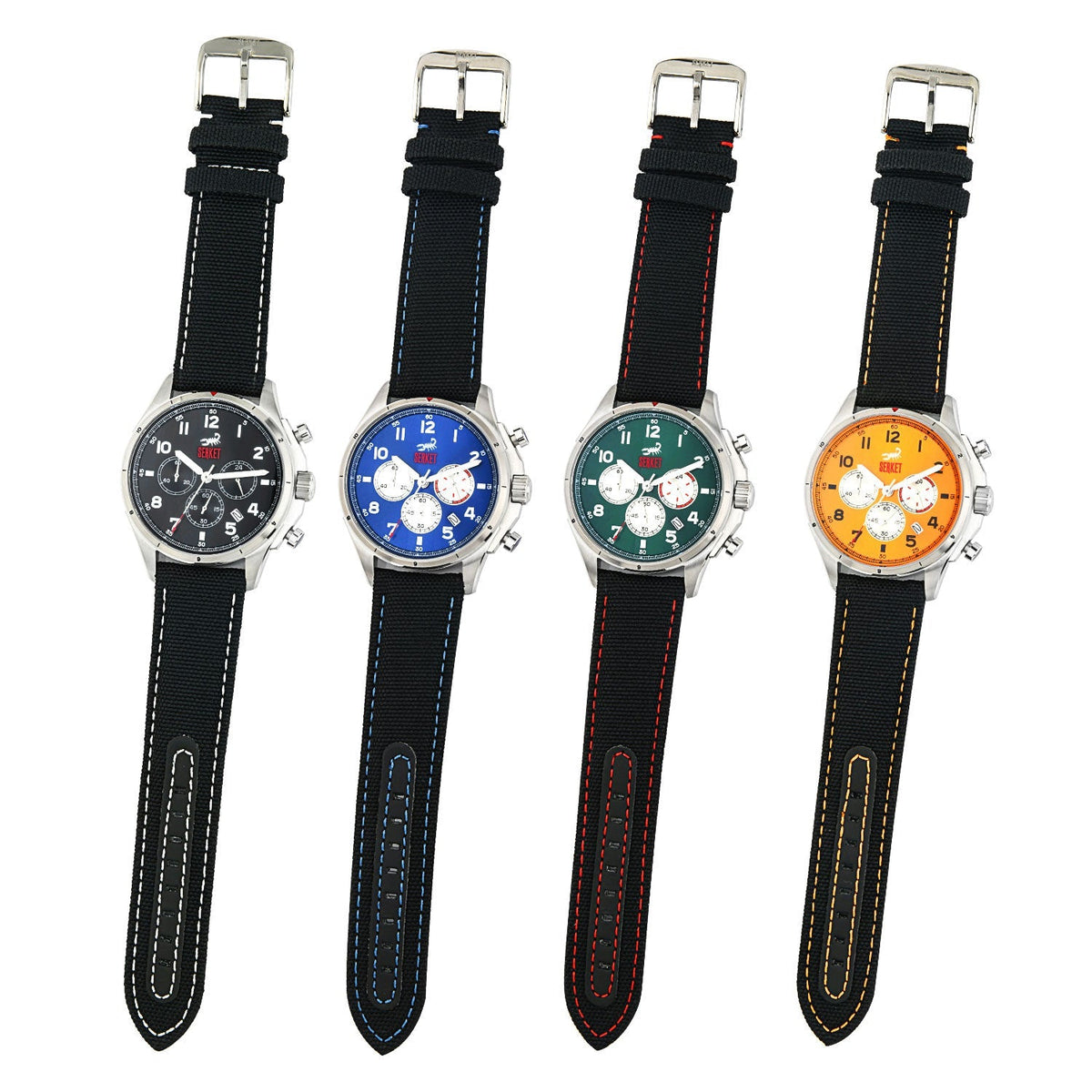 Serket Chronographe-Navy Chronograph Watch | Serket Watch Company