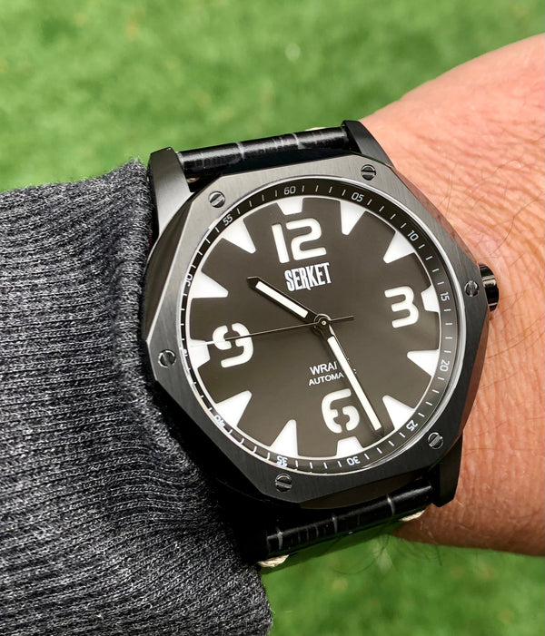 Wraith PVD Black Steel with White Accents
