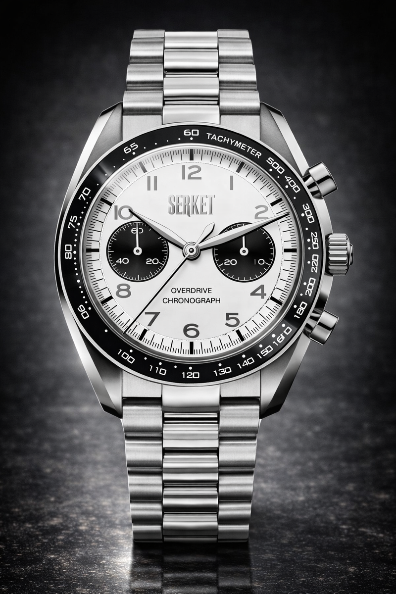 Shop the OVERDRIVE CHRONOGRAPH - Manual Wind Glacial White Dial 41MM