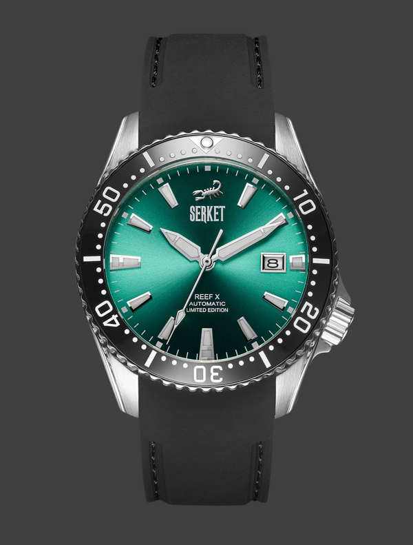 REEF X AUTOMATIC DIVER Viridian Green Limited Edition 42.5MM