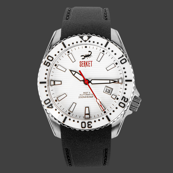 REEF X AUTOMATIC DIVER Arctic White Diving Watch 42.5MM