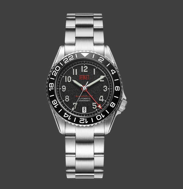 BLACKPOOL GMT AUTOMATIC-Asphalt 39MM