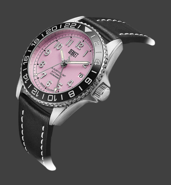 BLACKPOOL GMT AUTOMATIC-Cotton Candy Steel 40MM