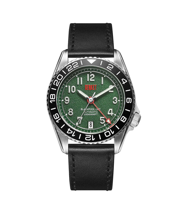 BLACKPOOL GMT AUTOMATIC-Mint Green Steel 40MM