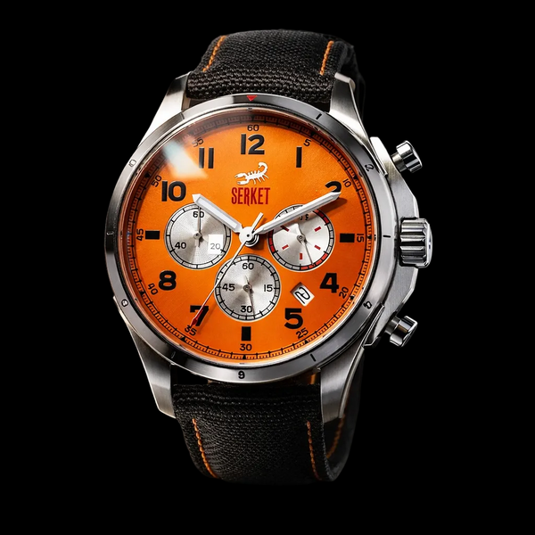 CHRONOGRAPHE Marigold Orange 45MM