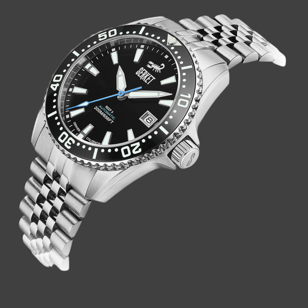 REEF X AUTOMATIC DIVER - Onyx Black 43MM Jubilee Bracelet