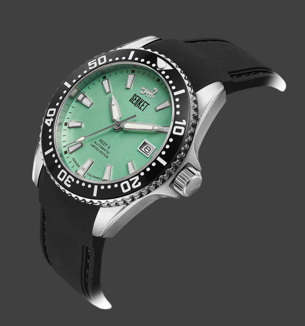 REEF X AUTOMATIC DIVER - Mint Green Limited Edition 43MM