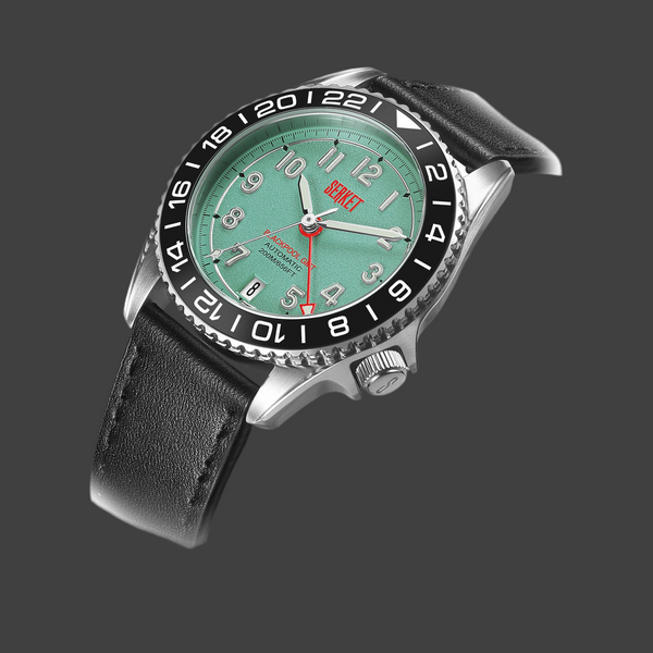BLACKPOOL GMT AUTOMATIC-Tiffany Blue 39MM