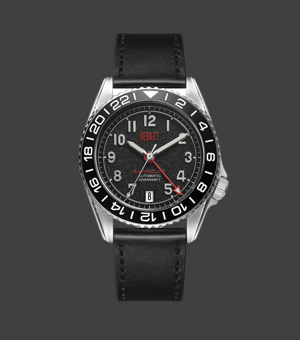BLACKPOOL GMT AUTOMATIC-Asphalt 39MM