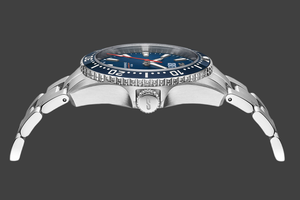REEF X AUTOMATIC DIVER - Navy Blue 43MM Oyster Bracelet
