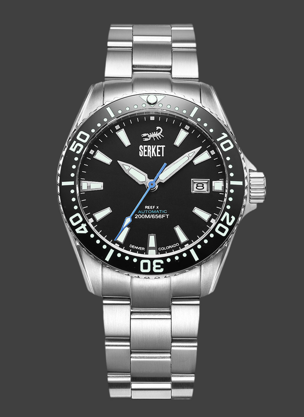 REEF X AUTOMATIC DIVER - Onyx Black 43MM Oyster Bracelet