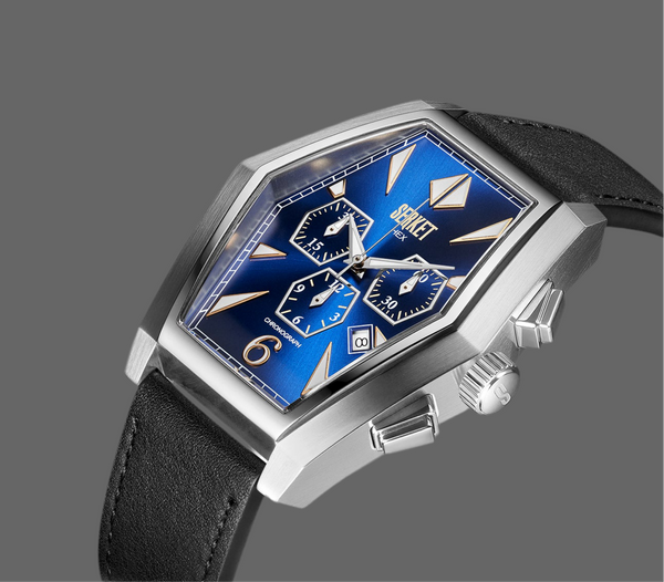 HEX CHRONOGRAPH Dark Blue 44MM