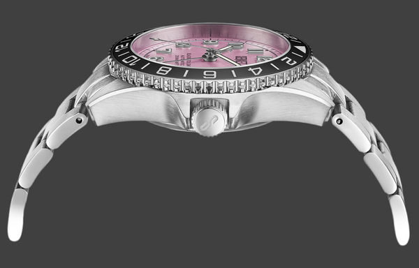 BLACKPOOL GMT AUTOMATIC-Cotton Candy Steel 40MM