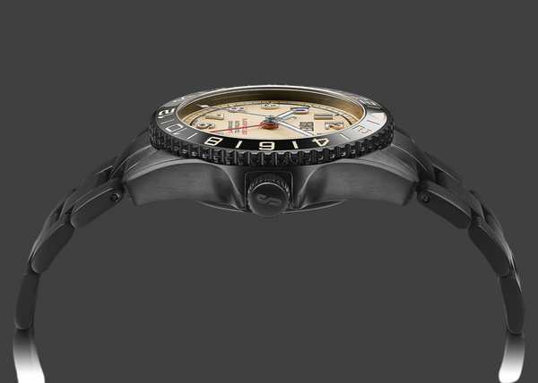 BLACKPOOL GMT AUTOMATIC-Vintage Beige DLC 40MM