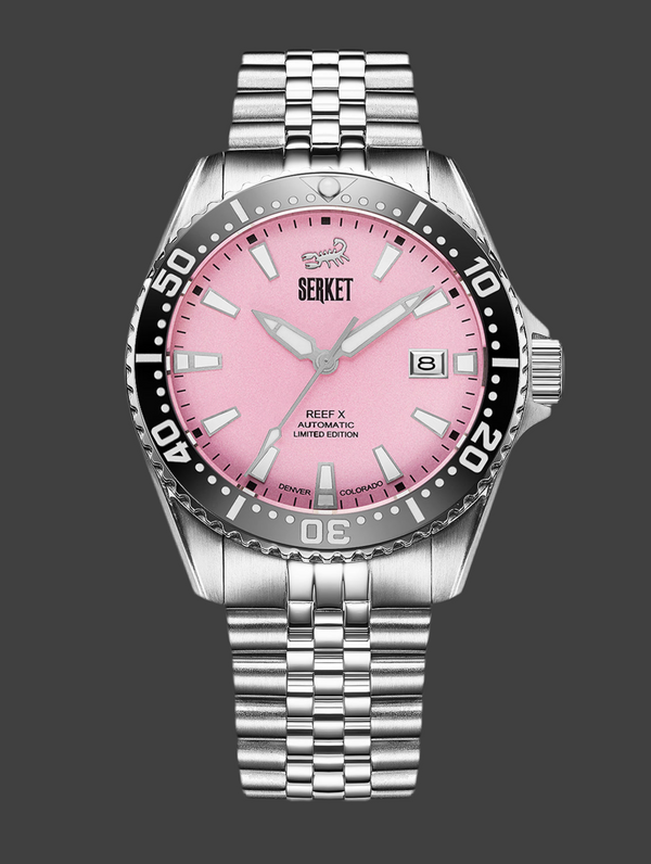 REEF X AUTOMATIC DIVER - Cotton Candy 43MM Jubilee Bracelet