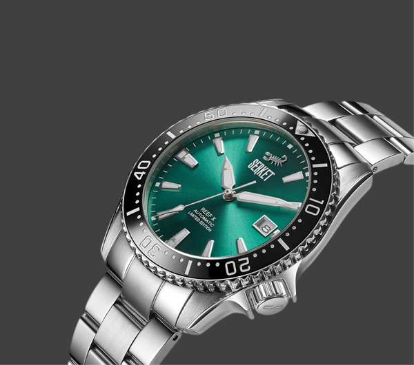 REEF X AUTOMATIC DIVER Viridian Green Limited Edition 42.5MM