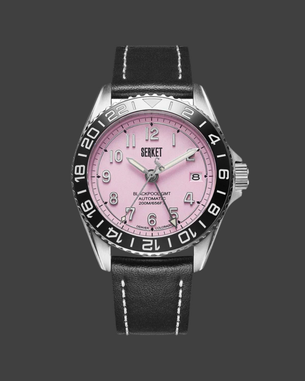 BLACKPOOL GMT AUTOMATIC-Cotton Candy Steel 40MM