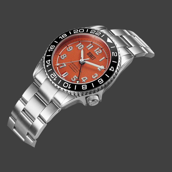 BLACKPOOL GMT AUTOMATIC-Tangerine 39MM