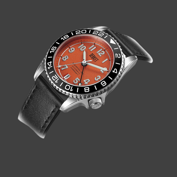 BLACKPOOL GMT AUTOMATIC-Tangerine 39MM