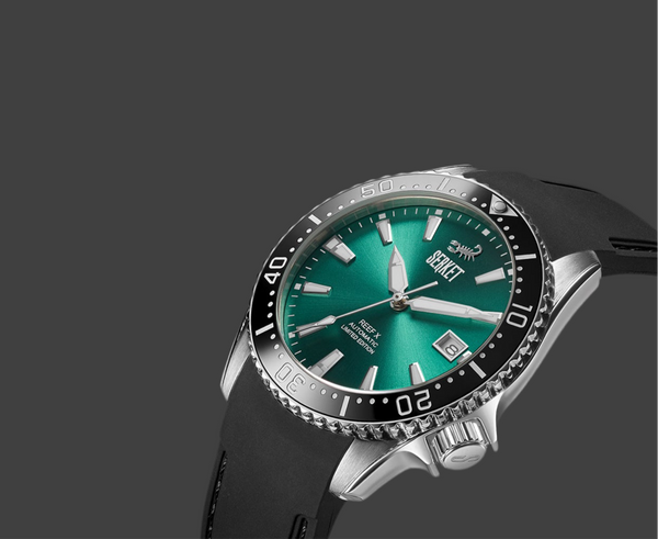 REEF X AUTOMATIC DIVER Viridian Green Limited Edition 42.5MM
