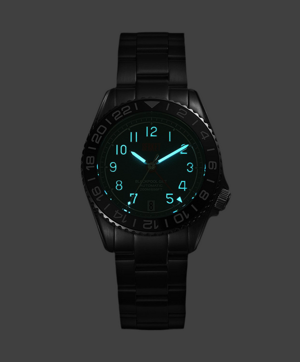 BLACKPOOL GMT AUTOMATIC-Tiffany Blue 39MM