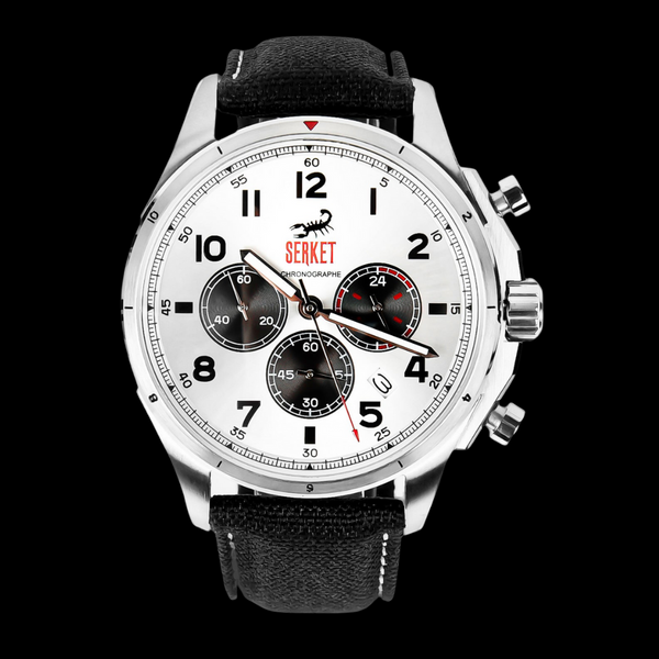 CHRONOGRAPHE-Argent 45MM