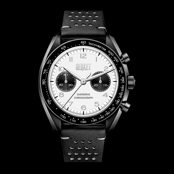OVERDRIVE CHRONOGRAPH - Manual Wind PVD White Dial 40MM