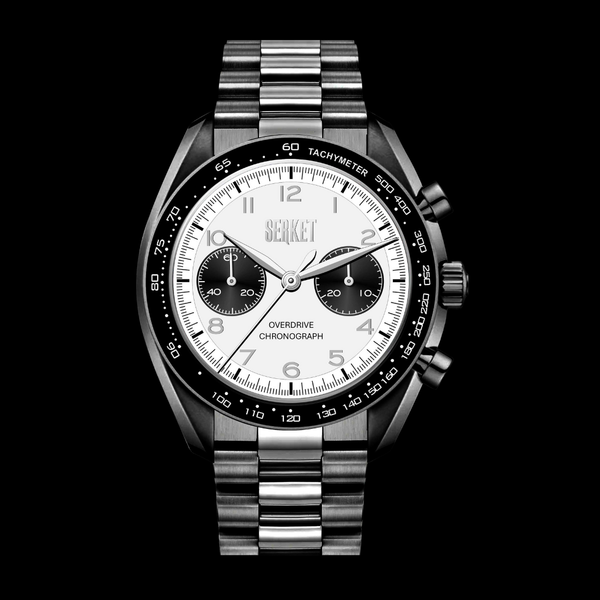 OVERDRIVE CHRONOGRAPH - Manual Wind PVD White Dial 40MM