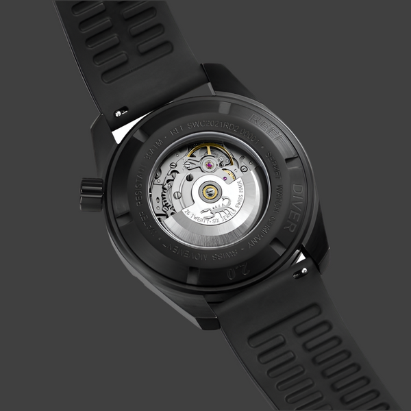 REEF 2.0 DIVER SWISS AUTOMATIC 30ATM-Black PVD Diving Watch 46MM