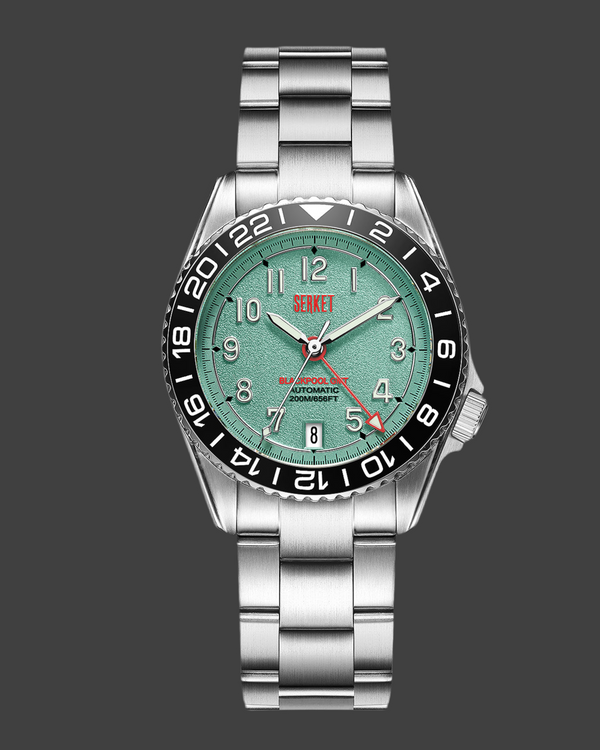 BLACKPOOL GMT AUTOMATIC-Tiffany Blue 39MM