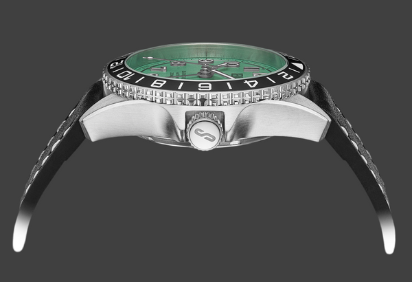 BLACKPOOL GMT AUTOMATIC-Mint Green Steel 40MM