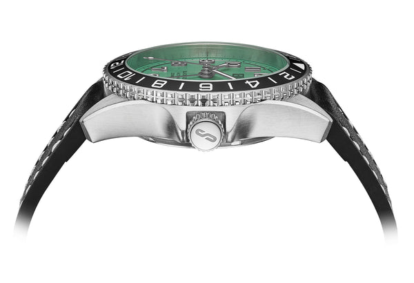 BLACKPOOL GMT AUTOMATIC-Mint Green Steel 40MM