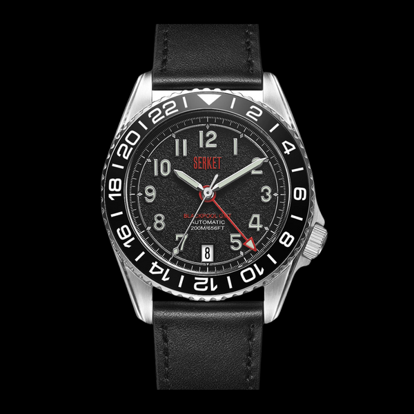 BLACKPOOL GMT AUTOMATIC-Asphalt 39MM