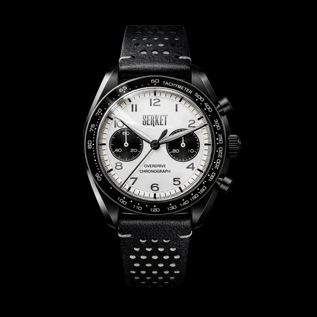 Shop the OVERDRIVE CHRONOGRAPH - Manual Wind PVD Glacial White Dial 41MM