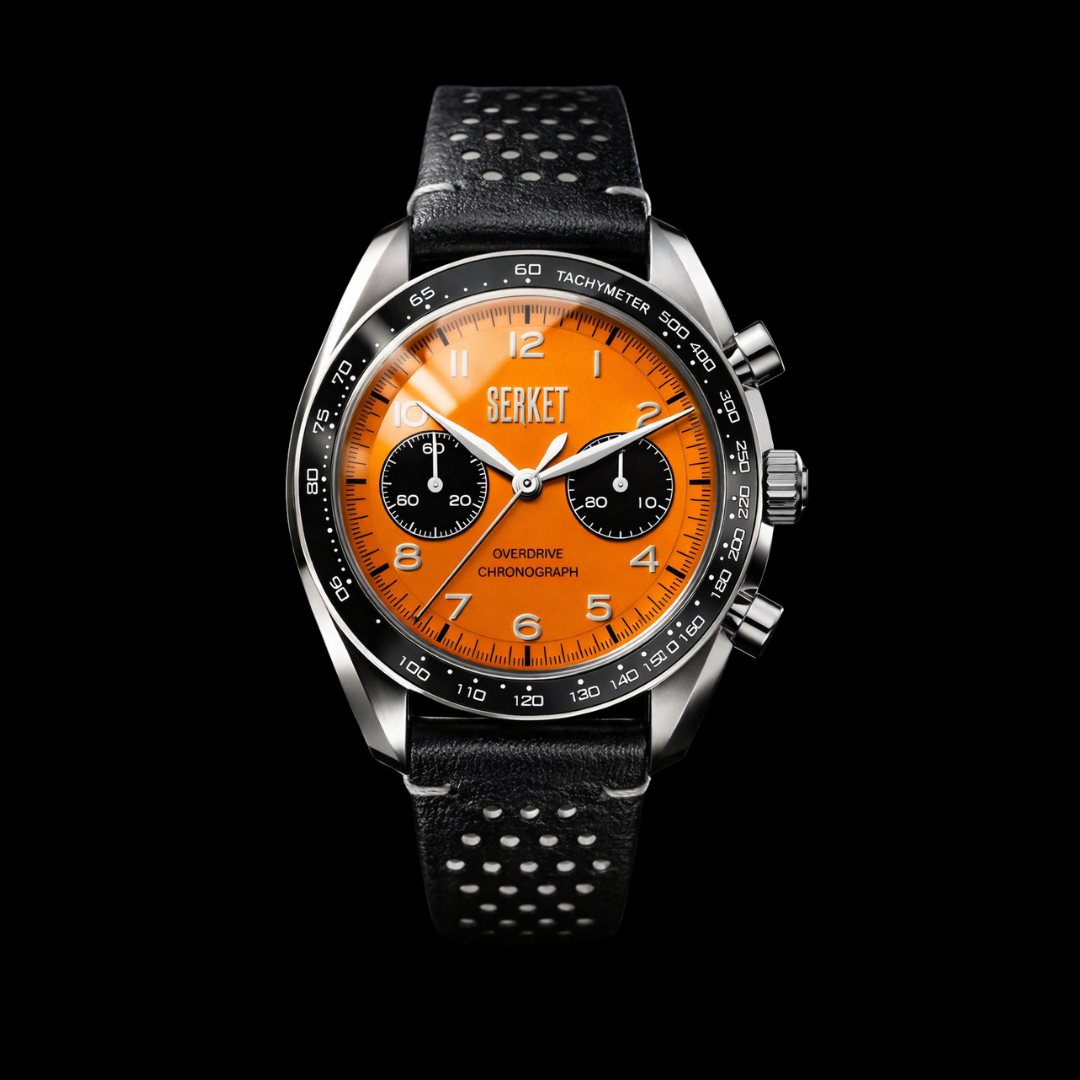 Shop the OVERDRIVE CHRONOGRAPH - Manual Wind Steel Molten Amber Dial 41MM