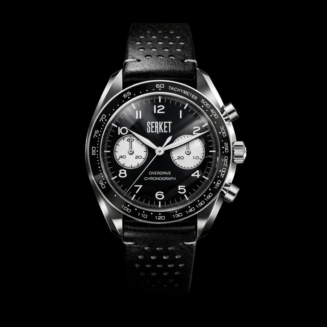 Shop the OVERDRIVE CHRONOGRAPH - Manual Wind Steel Phantom Black Dial 41MM