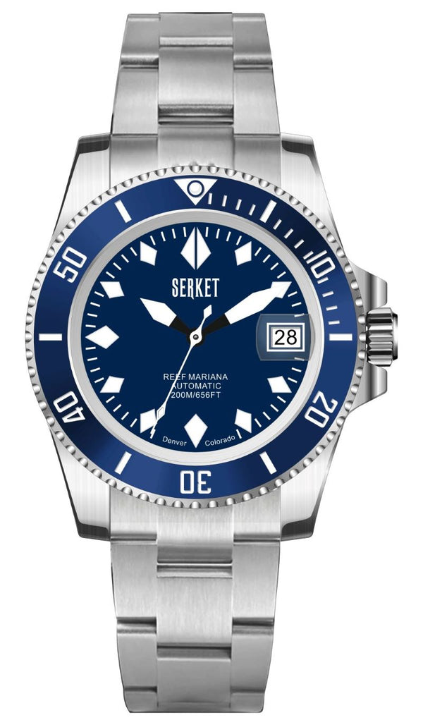 REEF X MARIANA DIVER - Blue Dial Blue Bezel 40MM PRE-ORDER