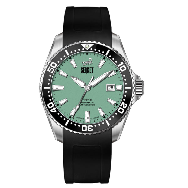 REEF X DIVER - Mint Green Limited Edition 43MM   *PREORDER*