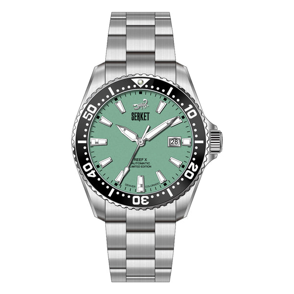 REEF X DIVER - Mint Green Limited Edition 43MM   *PREORDER*