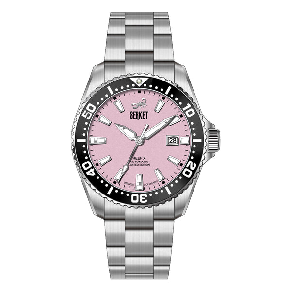 REEF X DIVER - Pink Cotton Candy Limited Edition 43MM   *PREORDER*