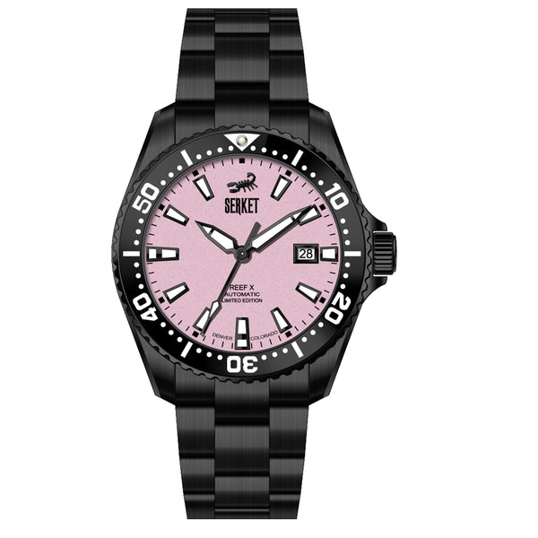 REEF X DIVER - Cotton Candy Black DLC Limited Edition 43MM   *PREORDER*