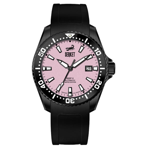 REEF X DIVER - Cotton Candy Black DLC Limited Edition 43MM   *PREORDER*