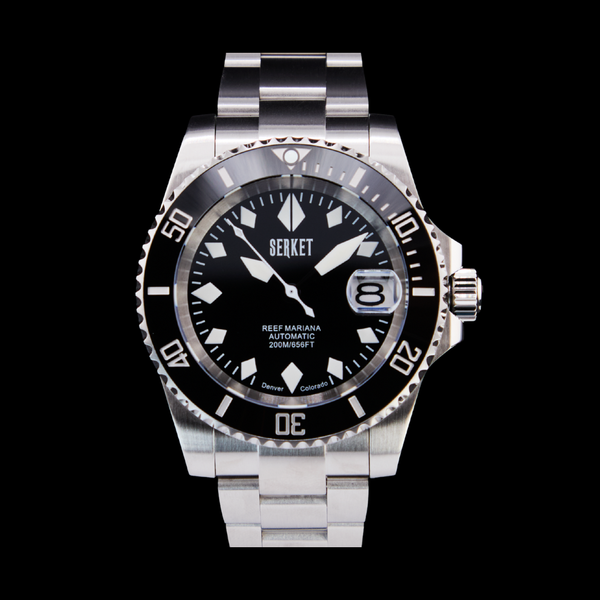 REEF MARIANA DIVER - Black Dial Black Bezel 40MM