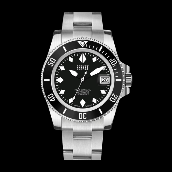 REEF MARIANA DIVER - Black Dial Black Bezel 40MM